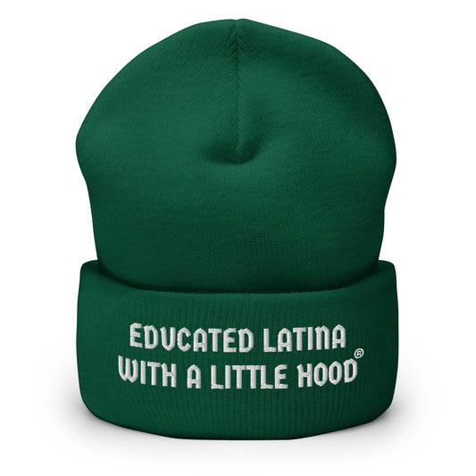 Educated Latina with a Little Hood Boss Jefa Beanie