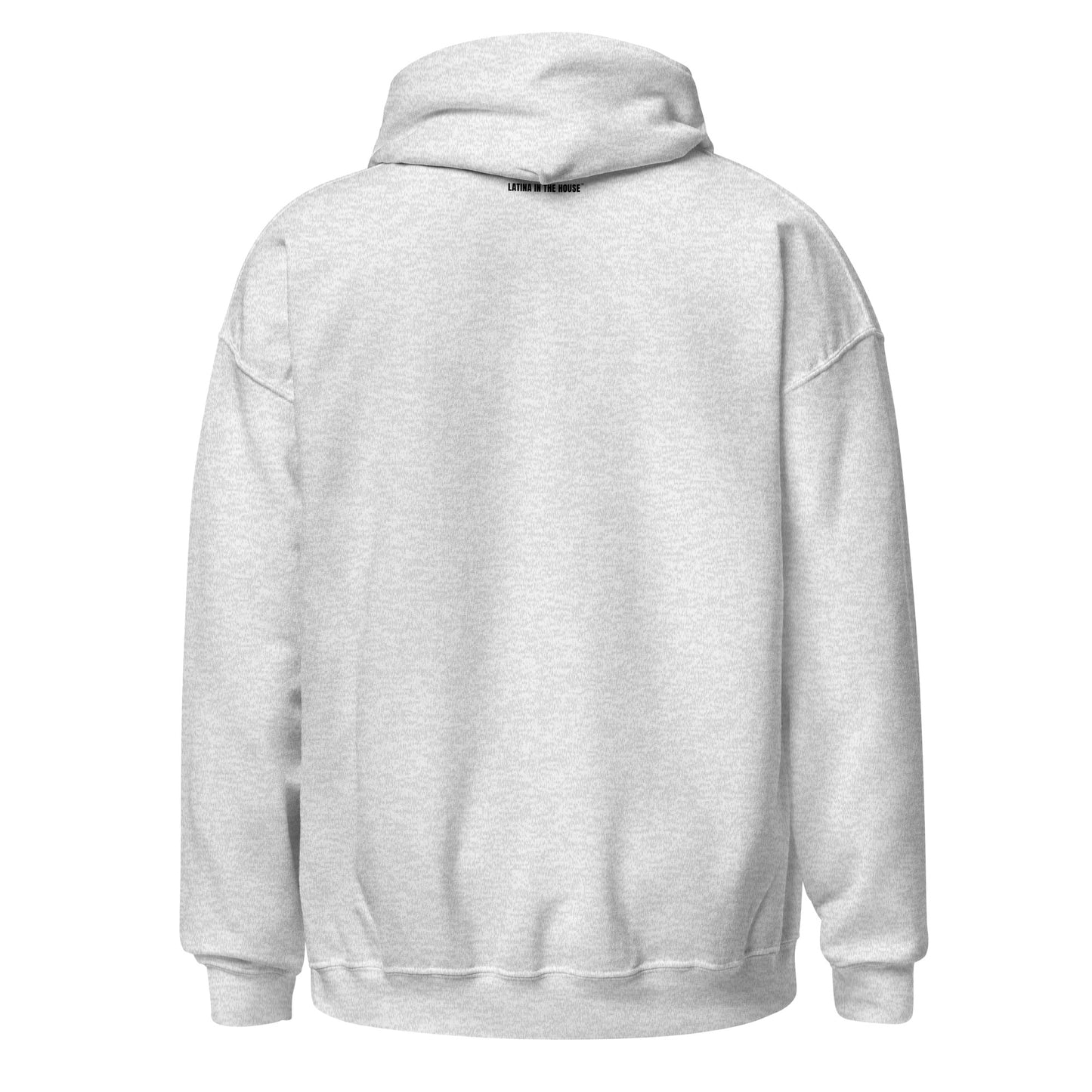 Back of Latina in the House hoodie