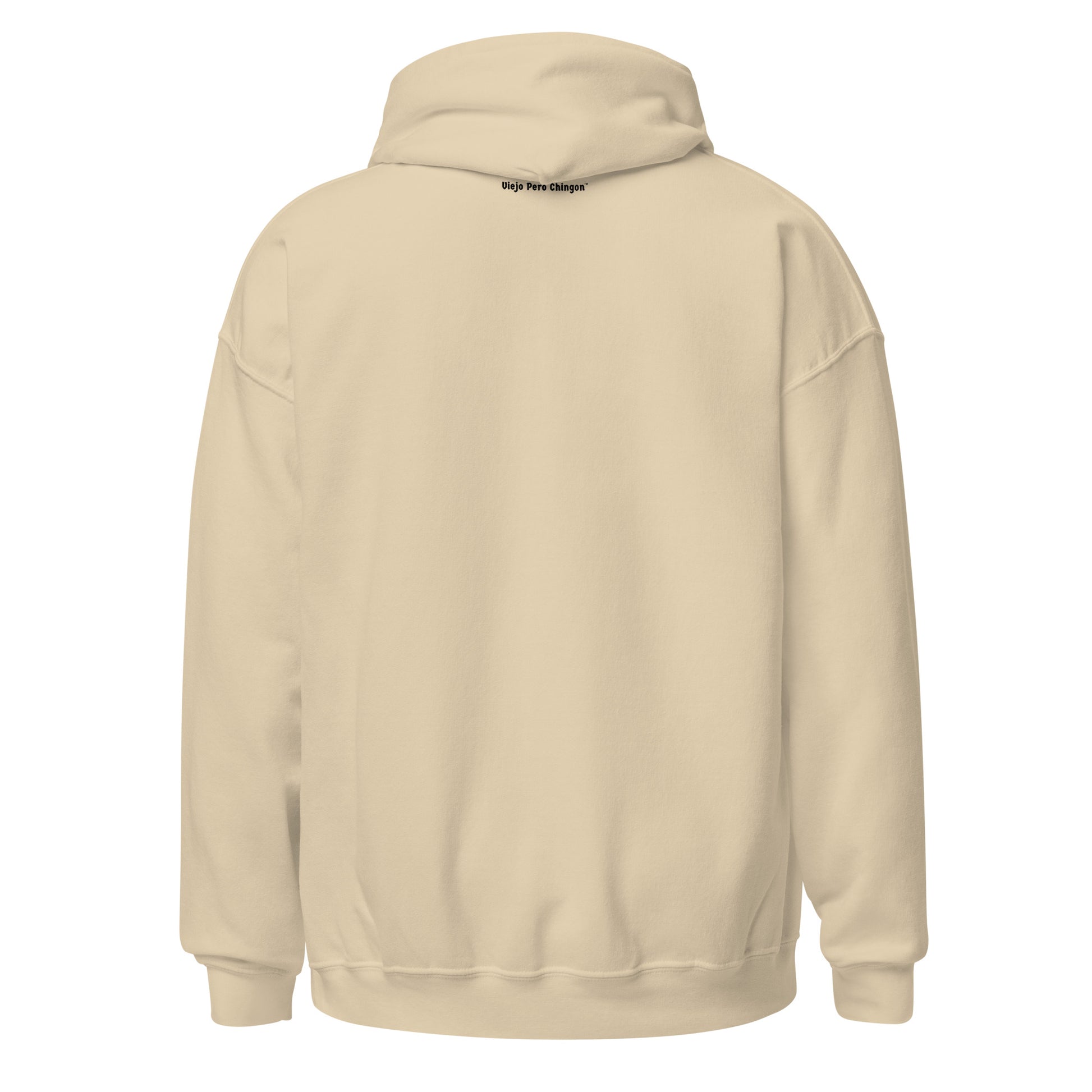 Back of Viejo Pero Chingon Latino Hoodie 
