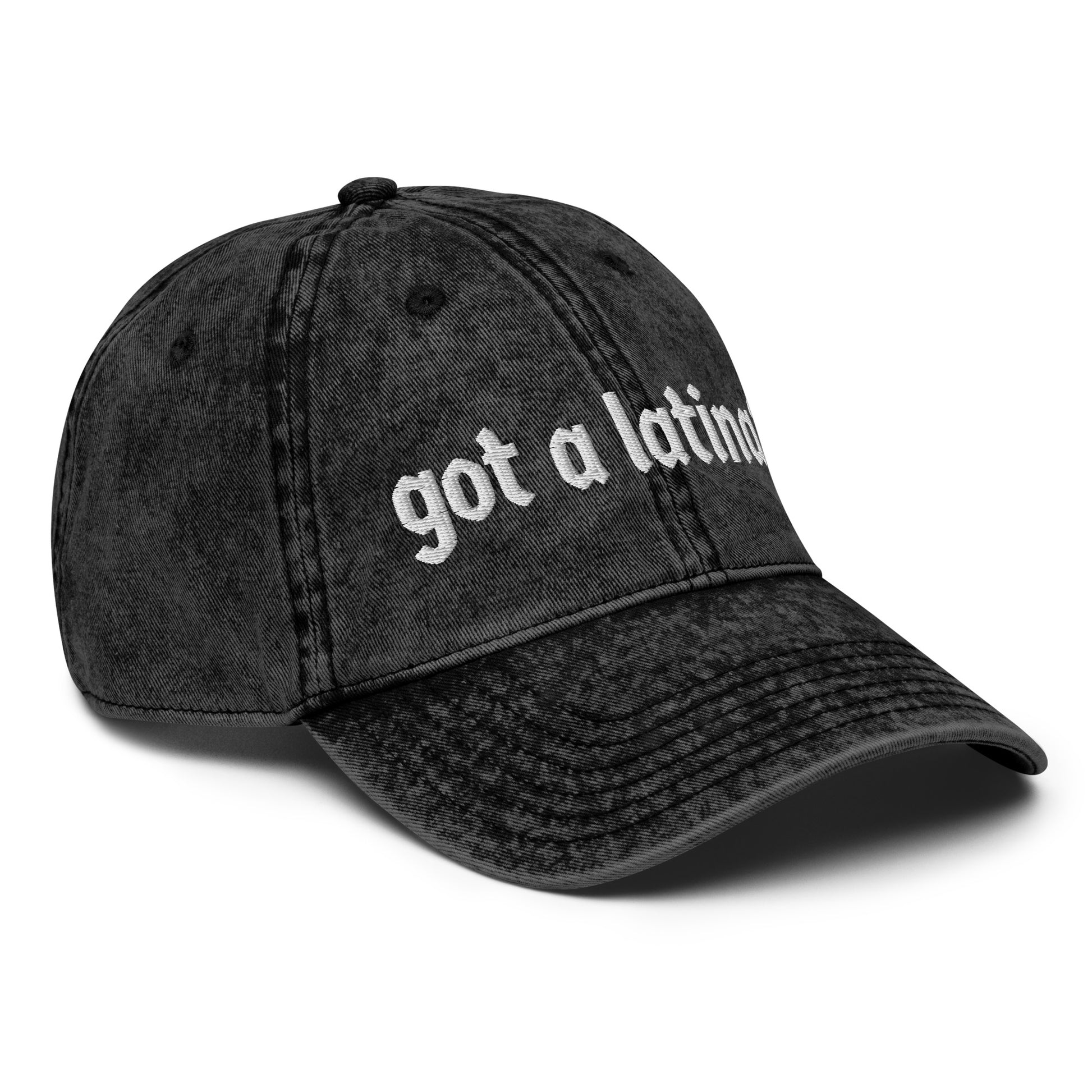Side view of Got a Latina? DEI Latina Power Inclusivity Baseball Cap
