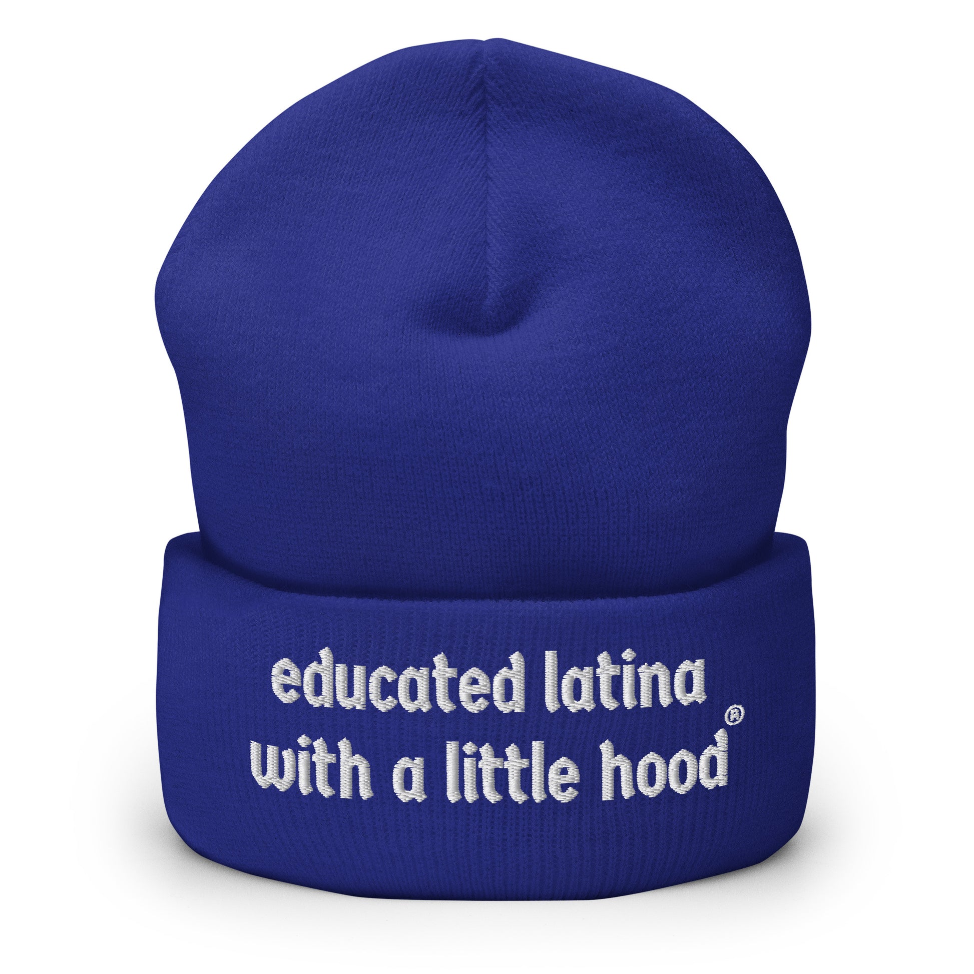 Educated Latina with a Little Hood Barrio Beanie