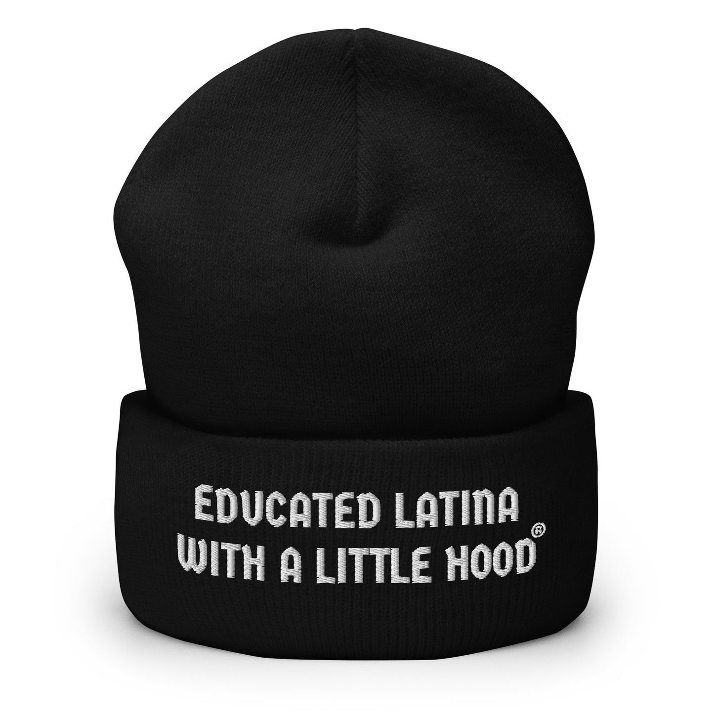 Educated Latina with a Little Hood Latina Power Beanie