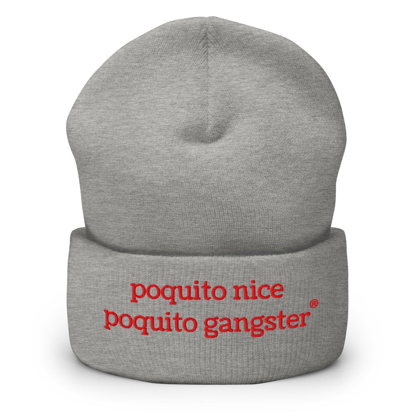 Poquito Nice Poquito Gangster Funny Beanie for Latina OGs