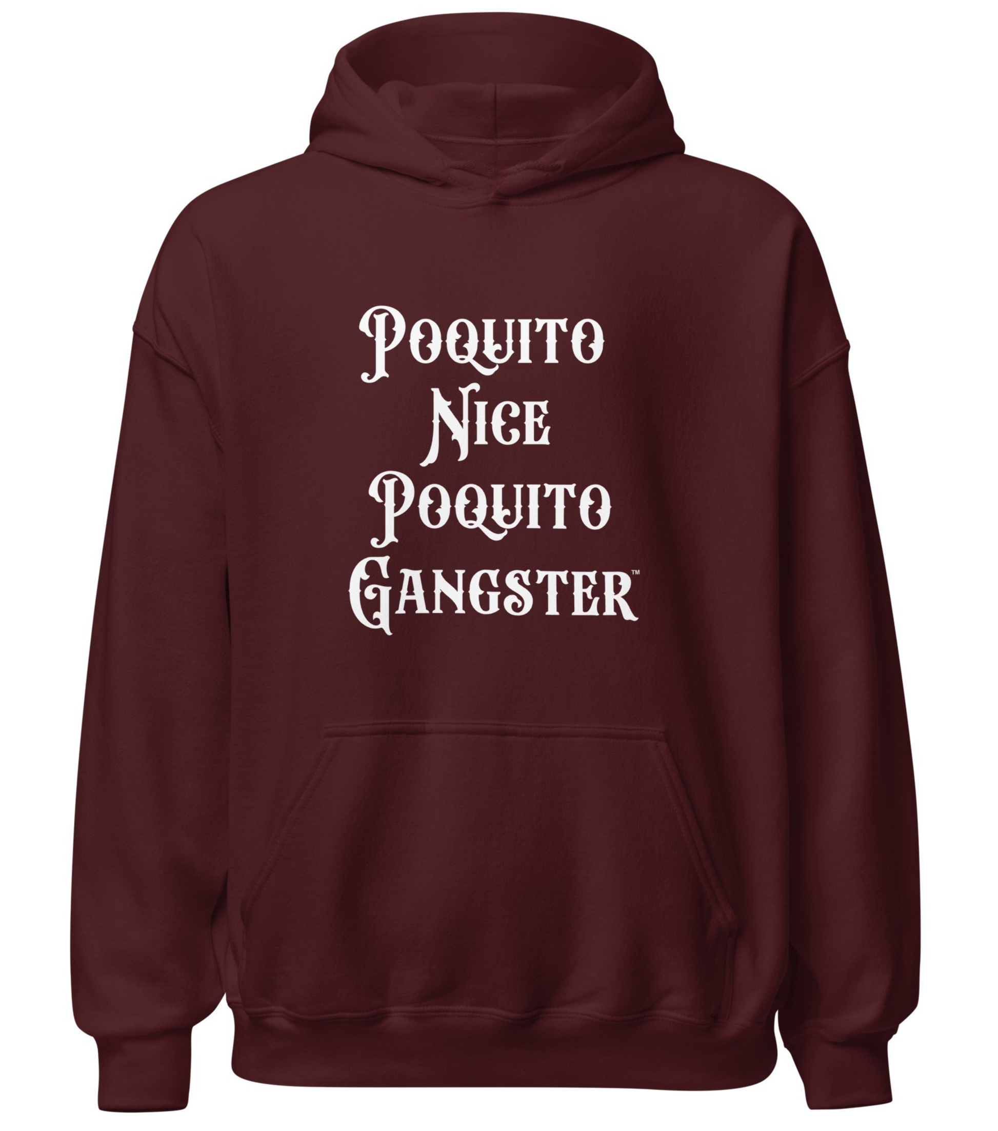 Funny Poquito Nice Poquito Gangster Latino OG Humor Hoodie