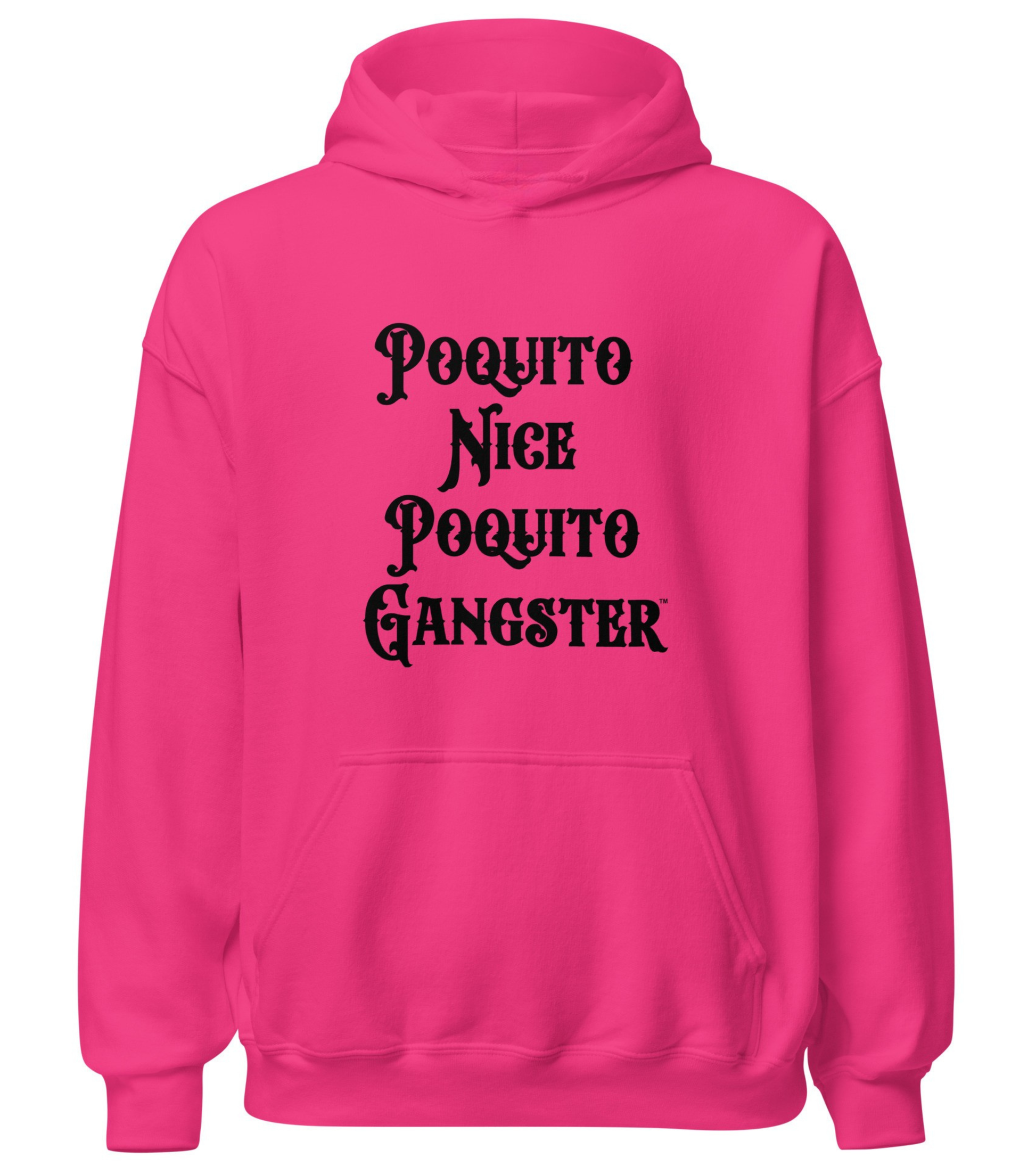 Funny Poquito Nice Poquito Gangster Latina Jefa Hoodie