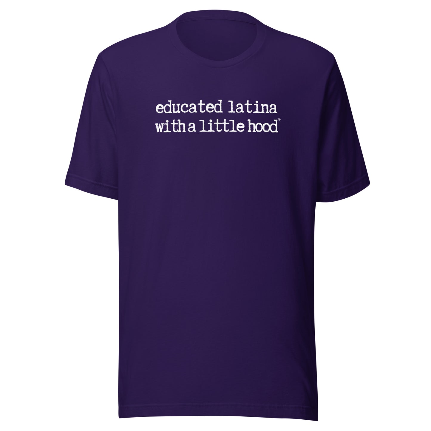 Educated Latina with a Little Hood Boss Mom Humor Shirt