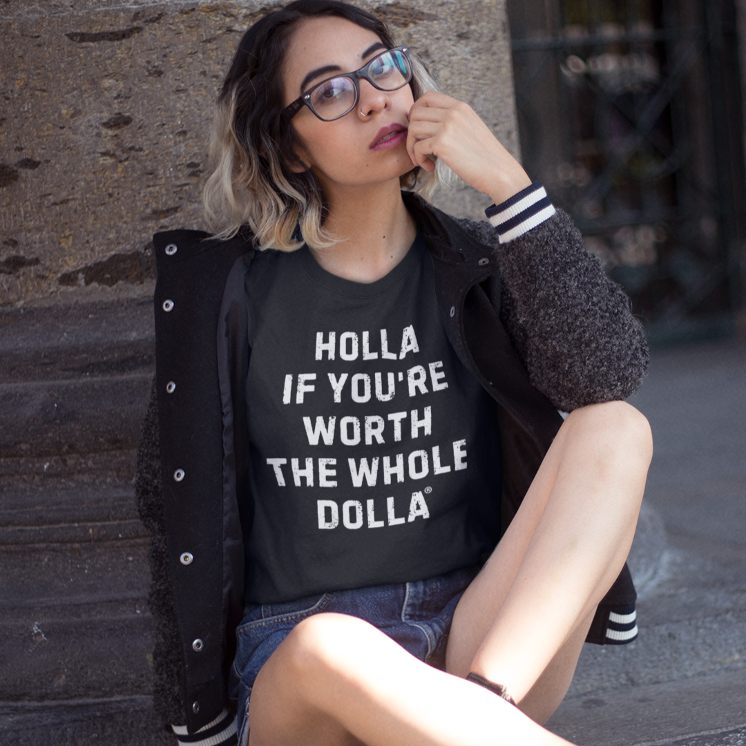 Wage gap awareness shirt supporting fair pay and Latina empowerment