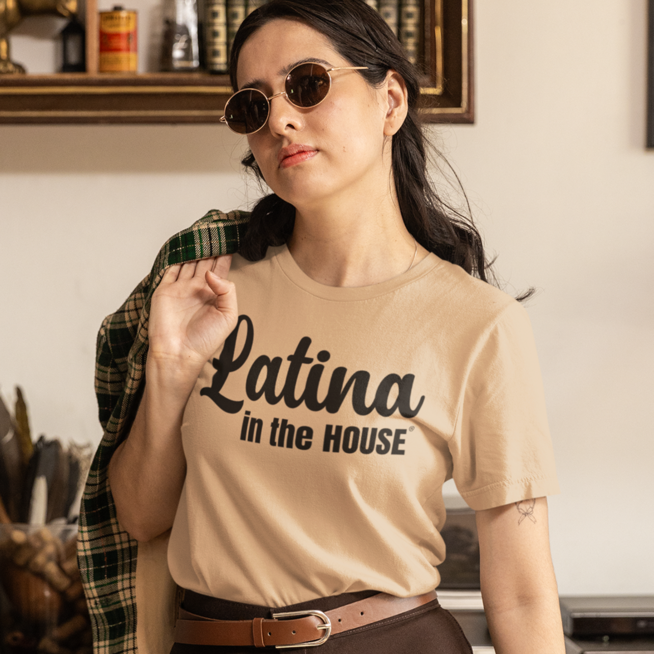 Latina In The House® Empowerment Tee For Women Leaders Bold Political Activism And Leadership T-Shirt