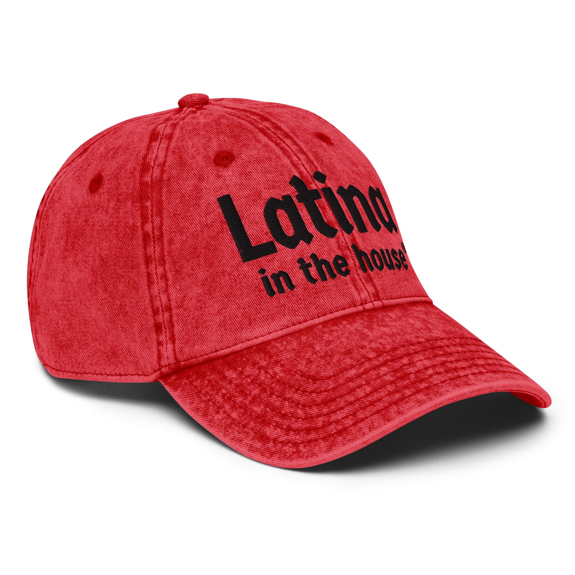 Latina in the House baseball cap for political campaign rally side view