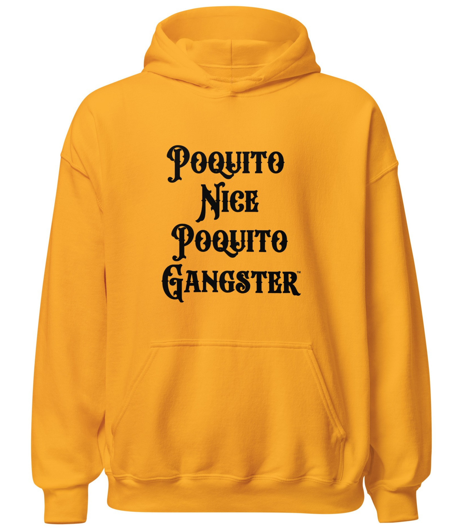 Poquito Nice Poquito Gangster Latino Humor OG Jefe Hoodie