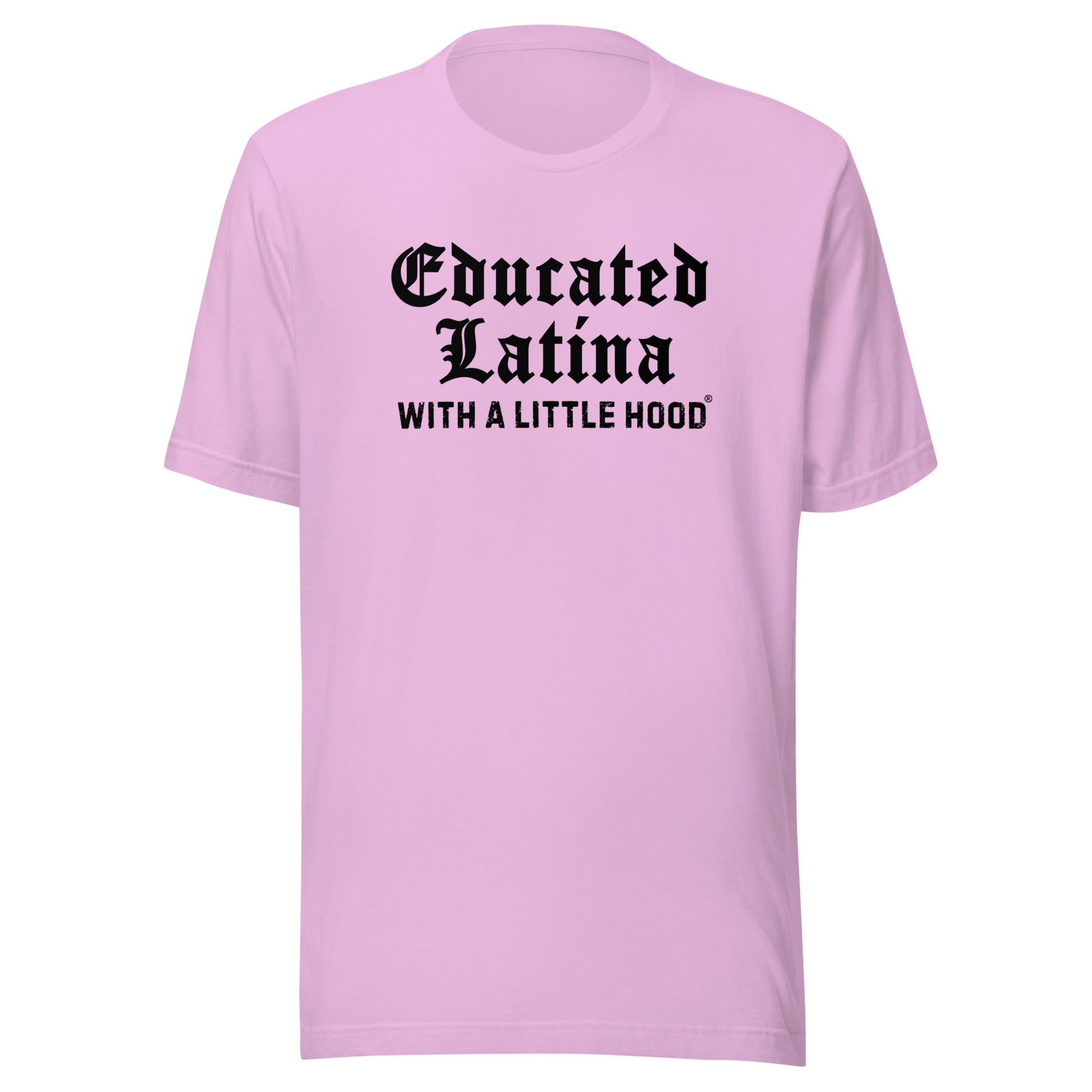 Old English Chola Shirt for Educated Latina with a Little Hood 
