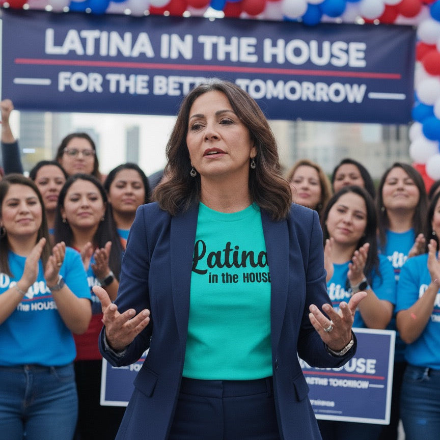 Latina in the House Political Campaign T-Shirt