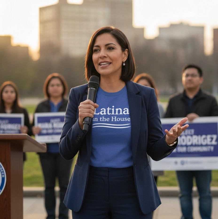Latina in the House Political Election Shirt