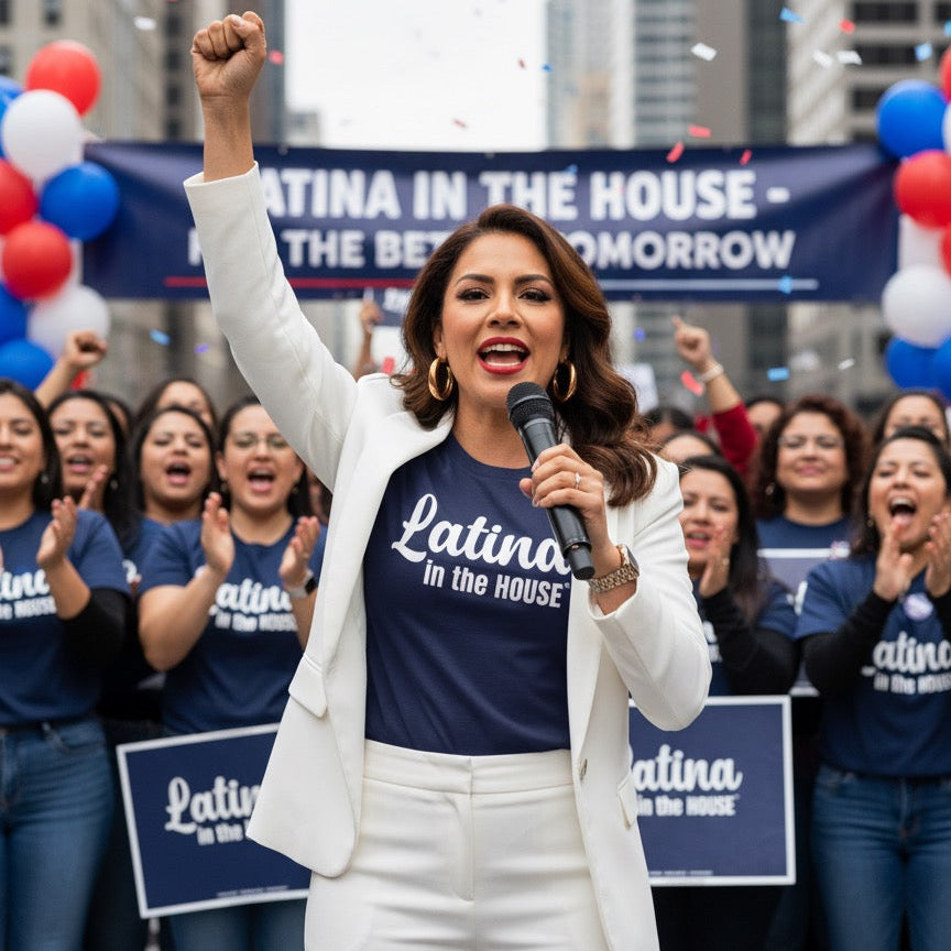Latina in the House Political Rally Shirt