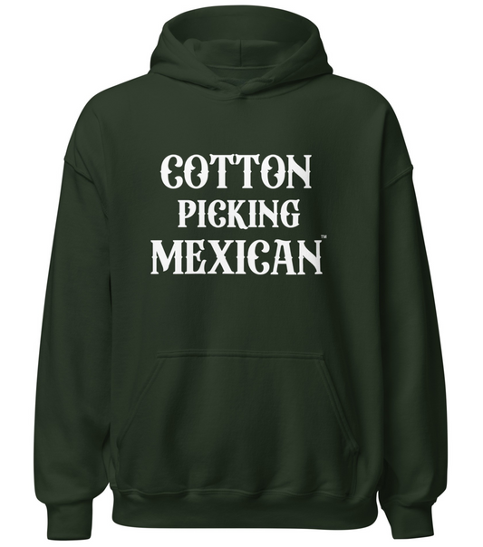 Cotton Picking Mexican Heritage Hoodie Honoring Latino Legacy