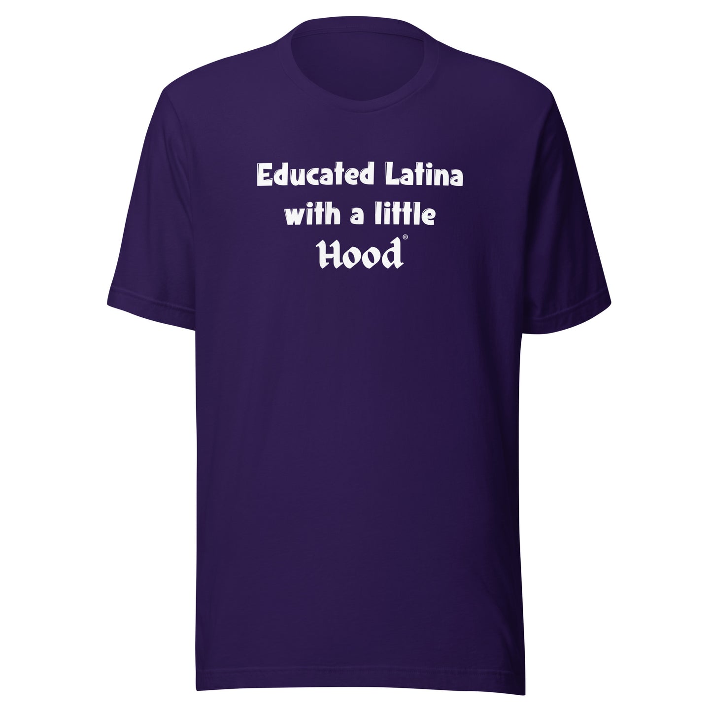 Funny Educated Latina with a Little Hood Grad T-Shirt