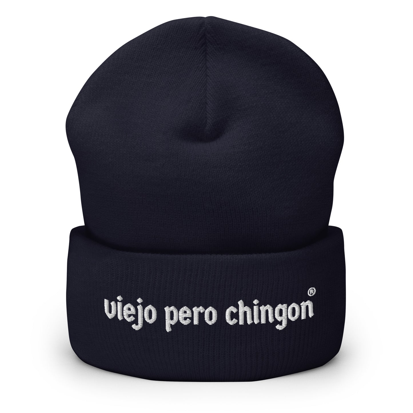 Embroidered Viejo Pero Chingon beanie for OG Latino Dad