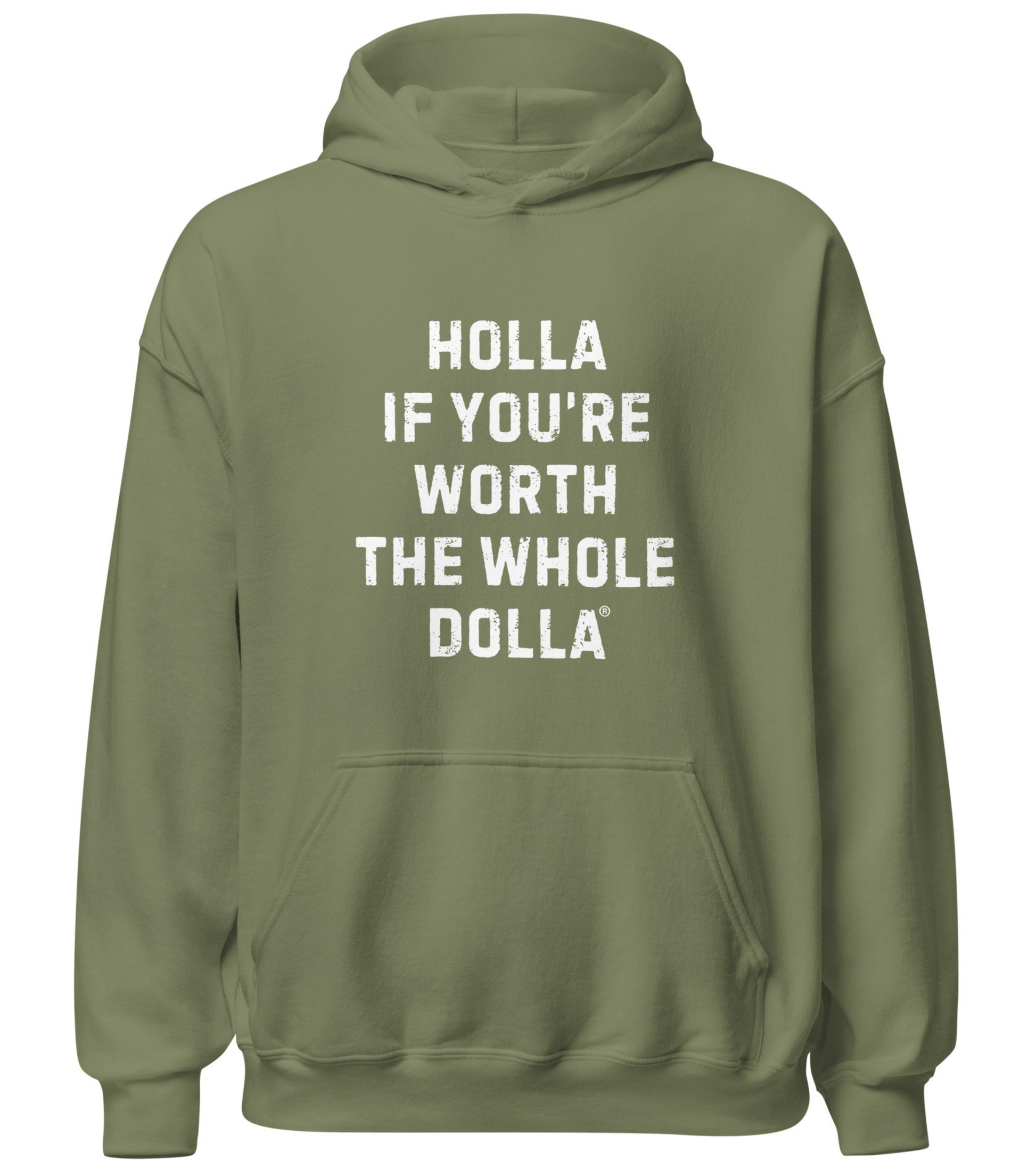 Holla If You're Worth the Whole Dolla Empowerment Hoodie Closing the Pay Gap