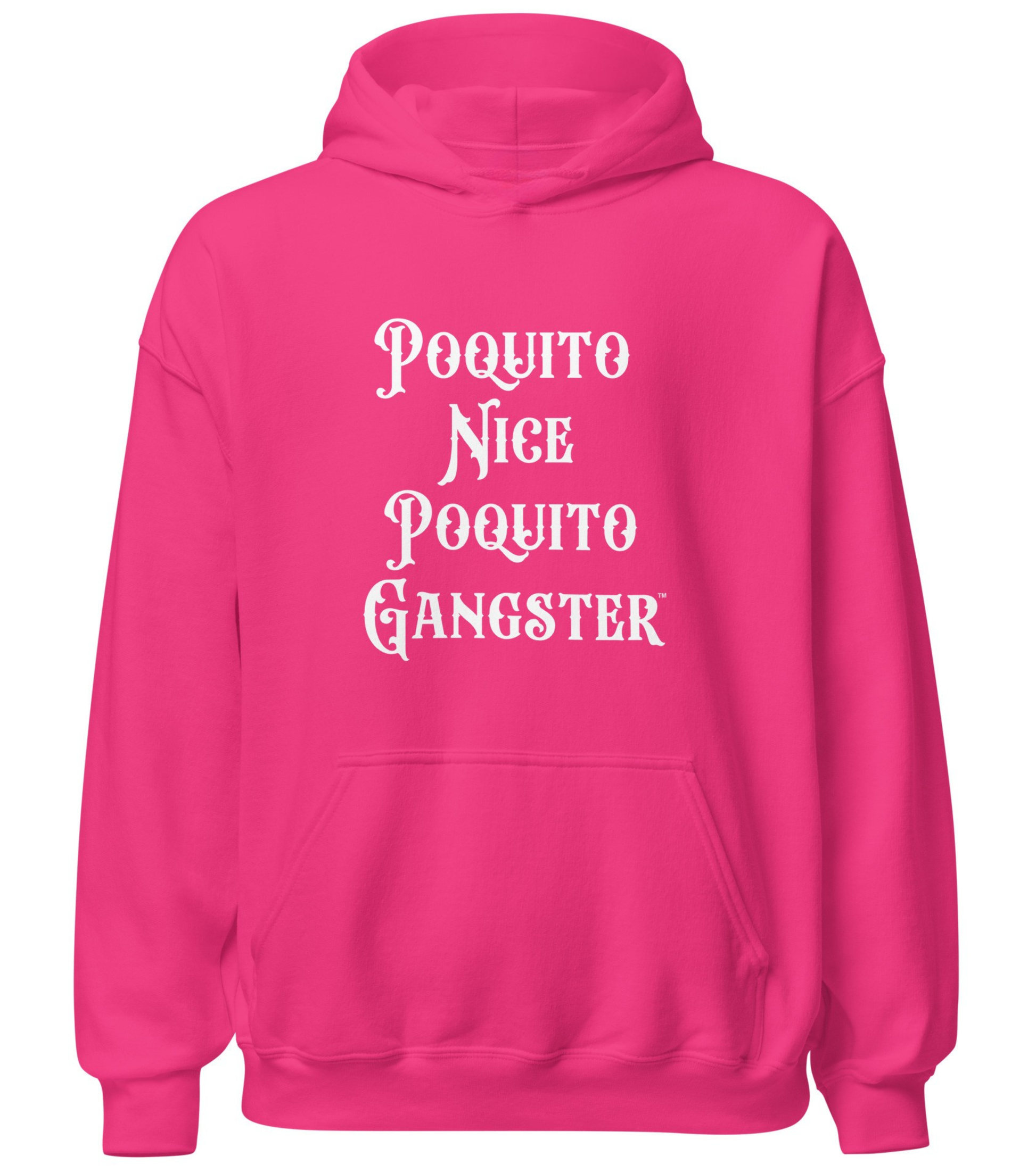 Funny Poquito Nice Poquito Gangster Latino Humor Hoodie