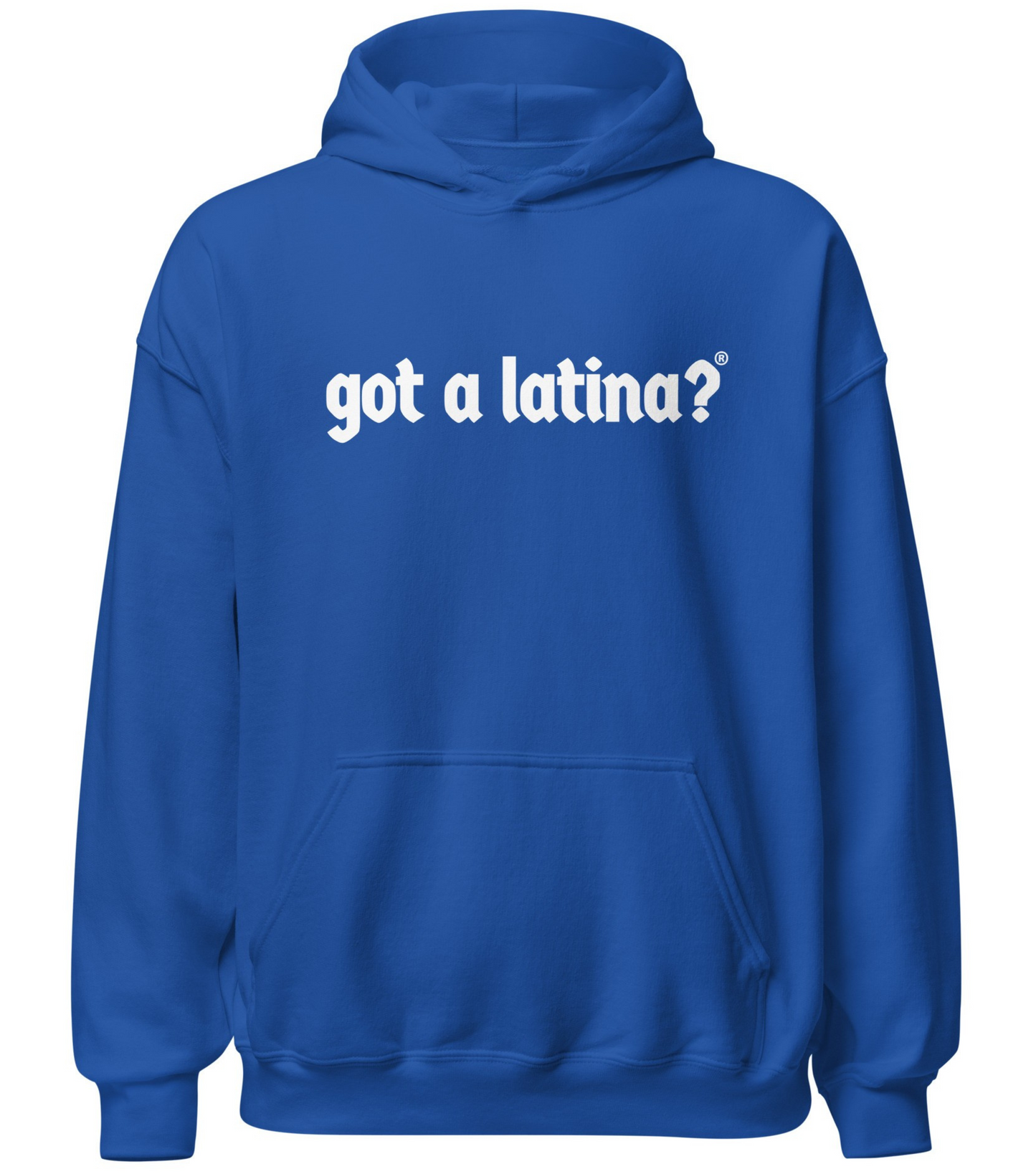 Bold Latina empowerment hoodie by Got a Latina?® apparel brand