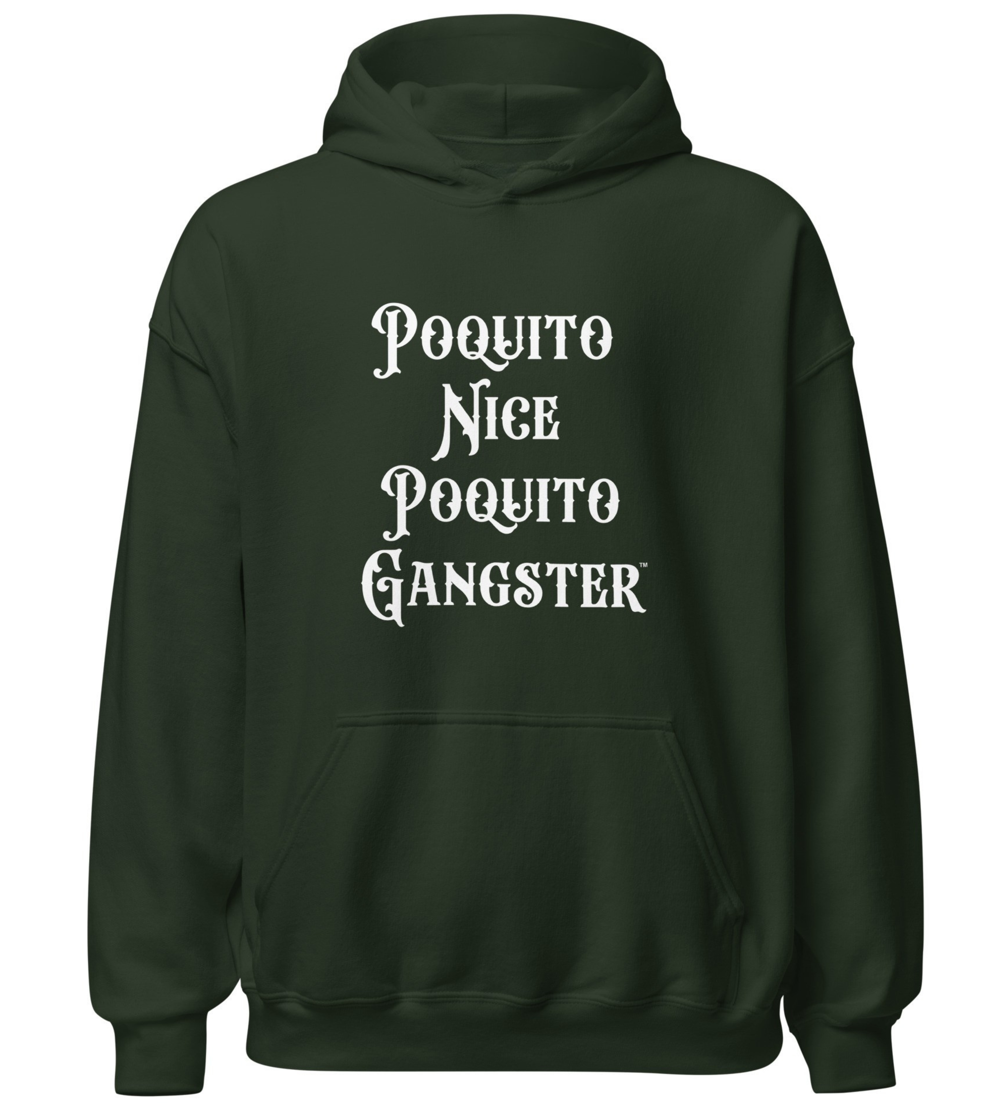 Poquito Nice Poquito Gangster Mexican Latino OG Funny Hoodie