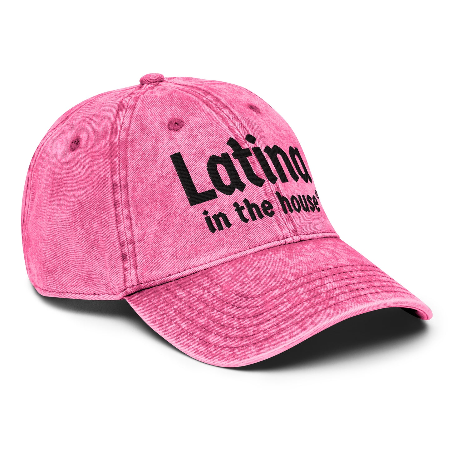 Latina in the House Baseball cap for Latinas in Politics side view