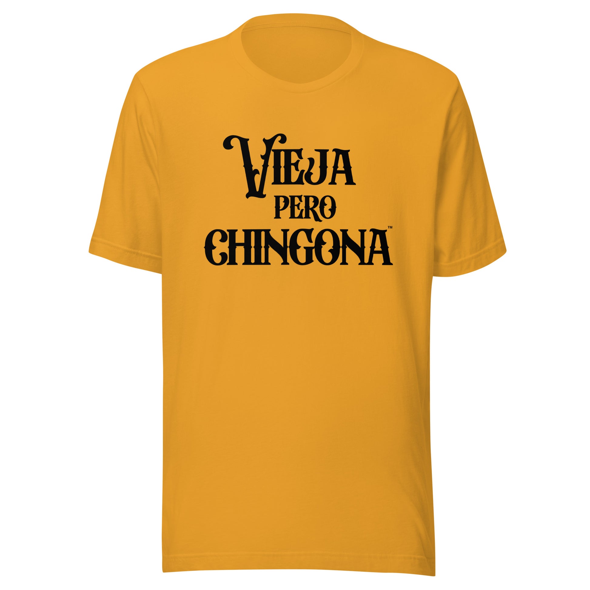 Iconic Latina abuela funny T-shirt from Vieja Pero Chingona