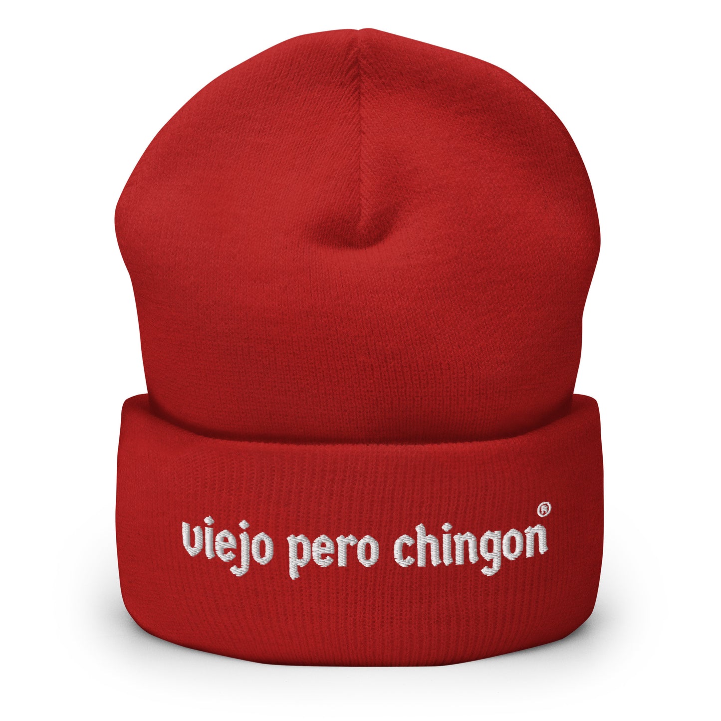 Viejo Pero Chingon beanie for older dads and jefitos