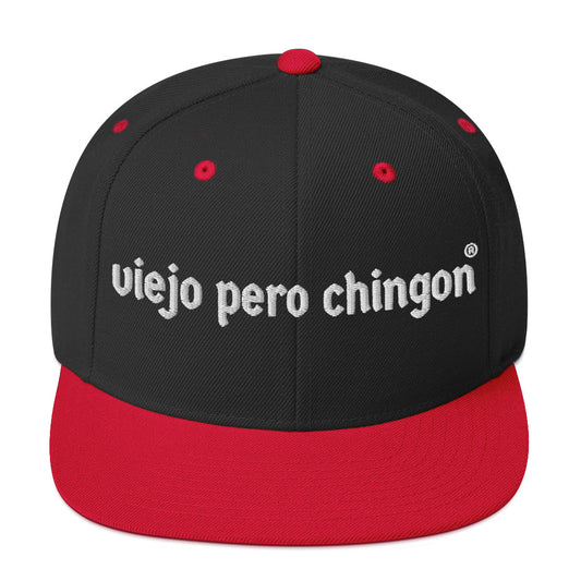 Viejo Pero Chingon snapback hat for OG dads and abuelos
